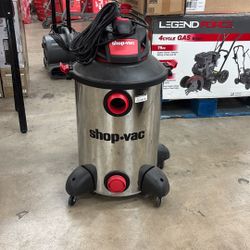 Shop-Vac 12 Gallon 6.0 Peak HP Wet/Dry Vacuum, Stainless Steel Tank, 3 in 1 Function Portable Shop Vacuum with Attachments