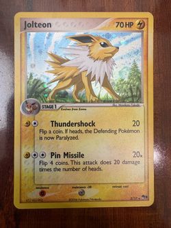 Pokemon Jolteon 3/17 Holo Pop Series 3 2006 with Swirl 🌀 LP/NM ⚡️