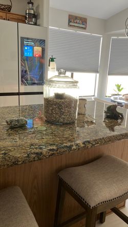 Fish aquarium, stuff and gravel