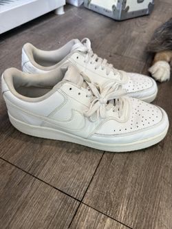 Men’s white Air Force ones Nike size 11