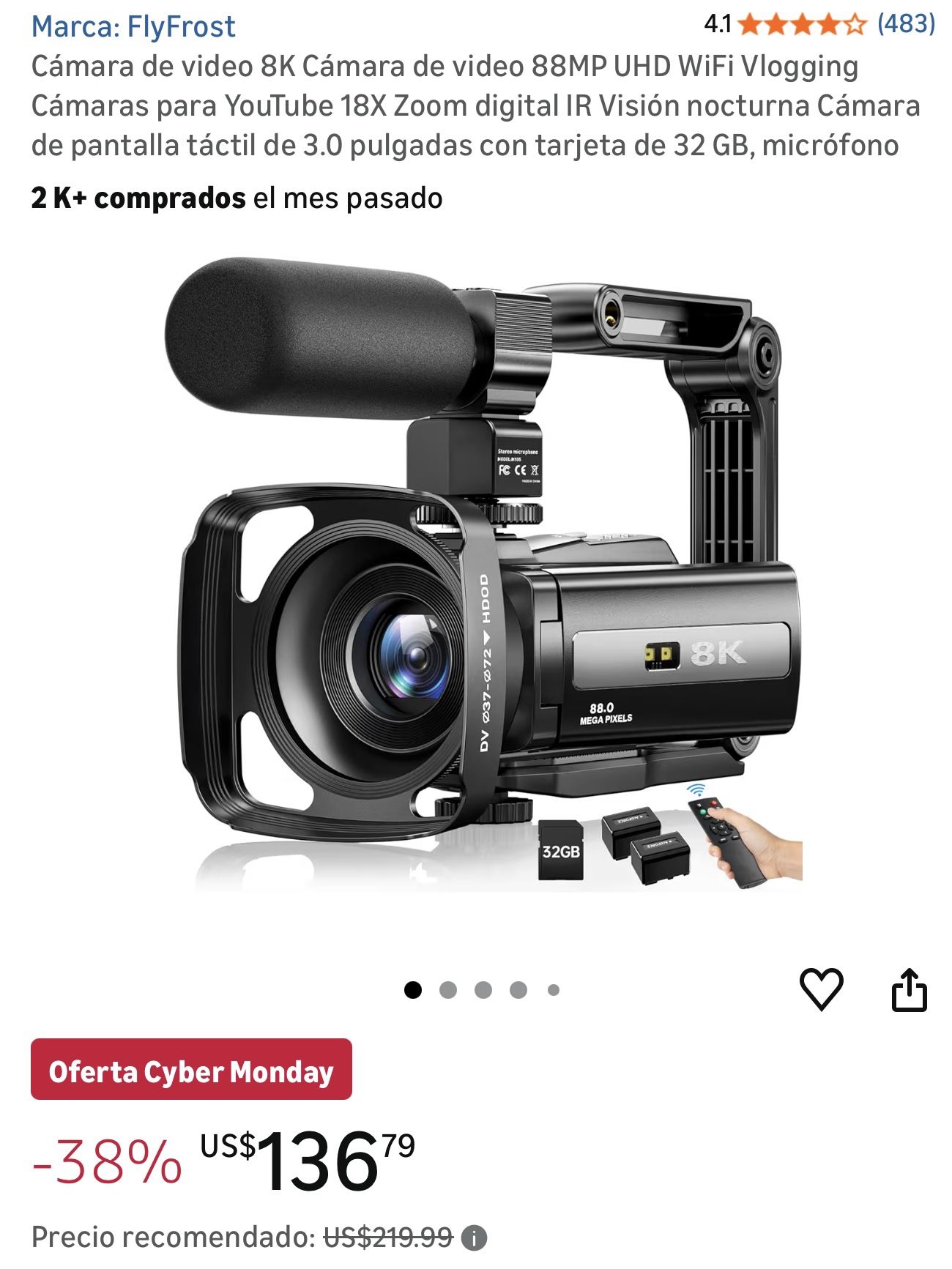 8k Video Camera