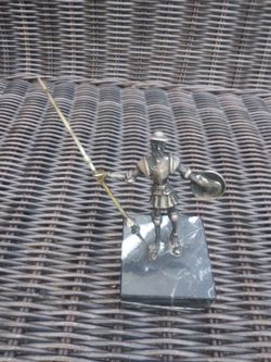 Vintage donkey Quixote sterling silver use