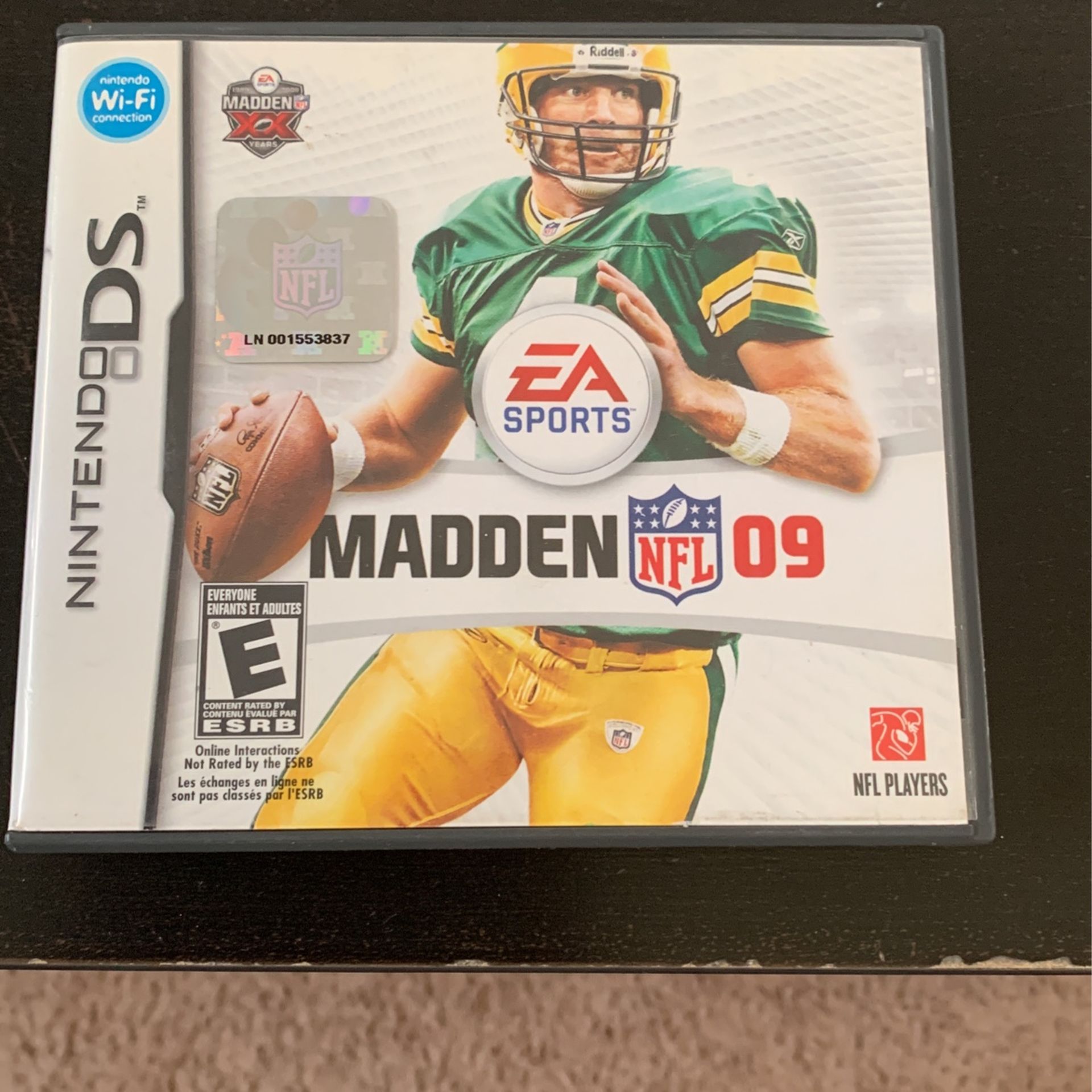 Nintendo DS Madden NFL 09 with Case