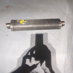 Leo Vance SBK Slip On Carbon Fiber Exhaust Muffler Motorcycle Sport Bike Racing