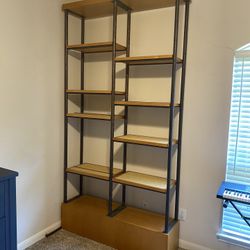 GH Bass & Co Wooden & Metal Store Display Shelving Storage Official