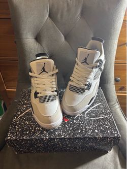 Military Black Jordan 4s Size 7