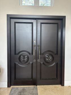 Solid Wood, Ebony Color, 8 Foot