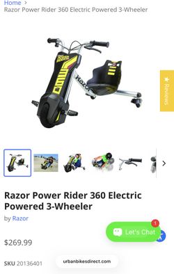 Razor power rider 360 electrical