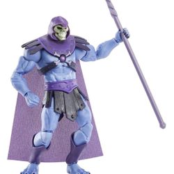 Masters of the Universe Masterverse Collection, Revelation Skeletor - 7-inch Motu battle figure for storytelling, game and exhibition