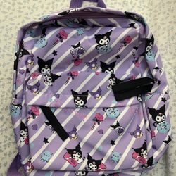 Sanrio Kuromi Small Backpack With Pocket