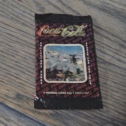 Coca Cola Collectible Cards Opened
