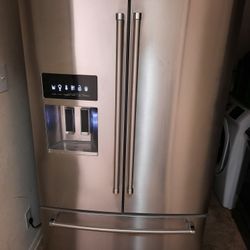 Stainless Steel Kitchenaid Refrigerator 