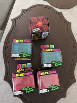 Nee Doh Nice Cube Stress Toys Bundle of 5