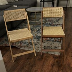 Cane  Back Chairs,  New 
