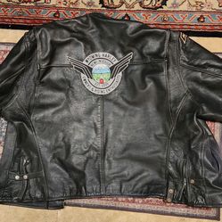 Harley Davidson road captain leather riding jacket XL