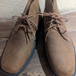 Dr Comfort Earth Brown Leather Chukka Boots 10 5  EEE NWOB