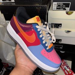Nike Air Force Undefeated Total Orange Size 7.5M DS 