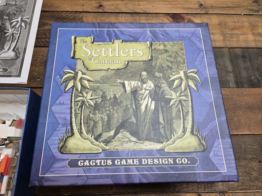 The Settlers Of Canaan Bible Board Game Cactus Game Design Complete