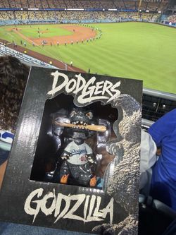 Godzilla X dodgers bobble head collab. Godzilla minus zero promo.