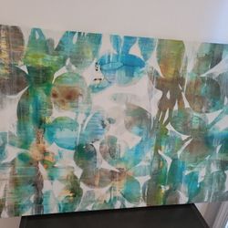 Wall Art Canvas - Petal Design 