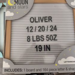 Birth, Announcement/And Baby Picture Frame With Num.