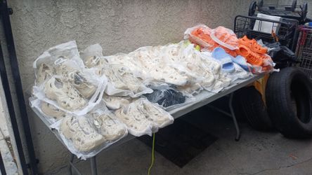 38 pairs of new sandals for sale for $38, different sizes