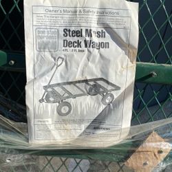 Steel Mesh Deck Wagon