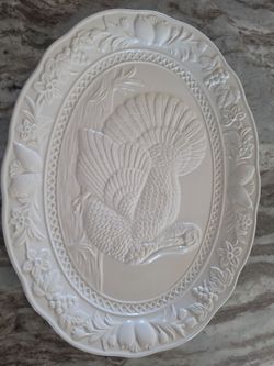 Vintage Turkey Platter