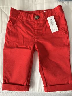 Infant Boys Red Old Navy Pants Size 3-6M