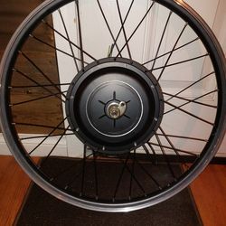 Ebike motor front wheel