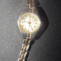 Vintage gold-tone Geneva men's watch
