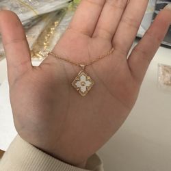 Reversible Necklace With Mother Of Pearl