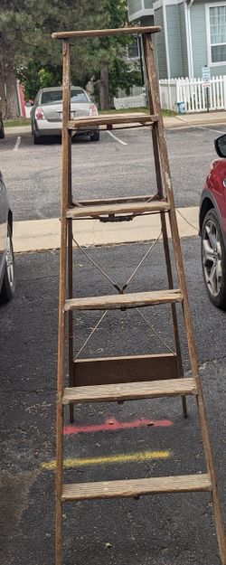 6' Wooden Ladder 
