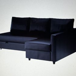 Sleeper Sofa Black Leather