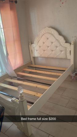 Full bed frame
