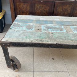 Antique Rustic Coffee Table 