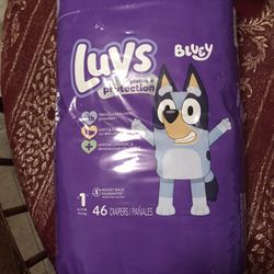Luvs Sz 1 Diapers 46 Count