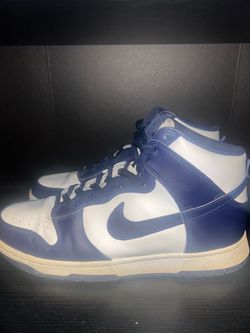 Nike Navy Dunk Hi Retro (Mens 10)