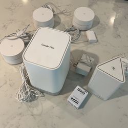 Google Fiber Mesh Extender, WiFi And Router