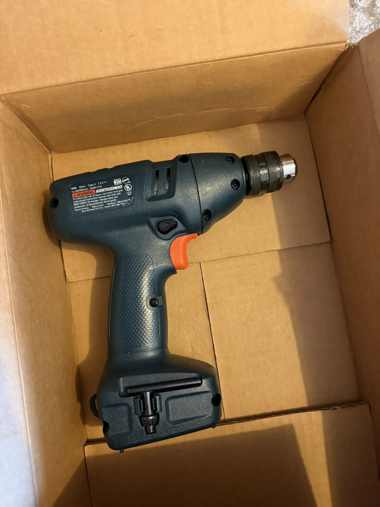 Black & Decker 7.2V Cordless Drill