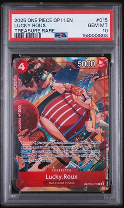 2025 ONE PIECE OP11 EN LUCKY ROUX TREASURE RARE