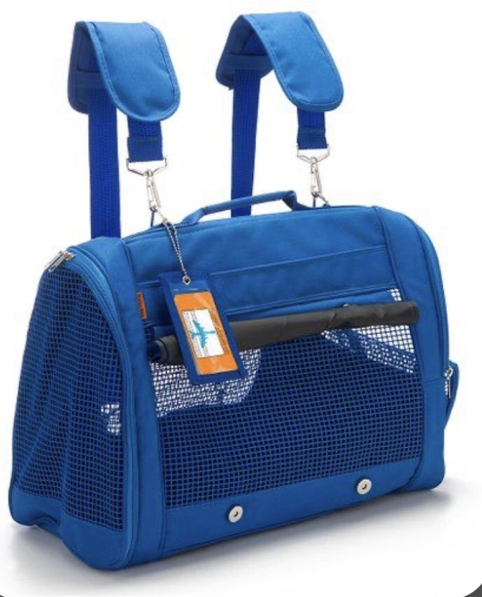 Lovvento Pet Carrier Backpack 3 Side Ventilated Design Dog Cat Carrier, Portable Pet Cage Kennel for Under 12 lbs Puppy Kitten Bunny Small Animals, Gr