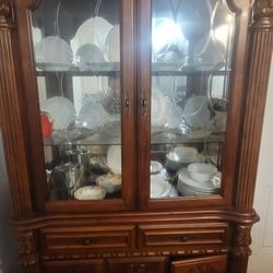 China Cabinet With All China Included. 