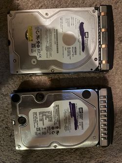 2 WD SATA HDD storage drive (500GB and 250GB)