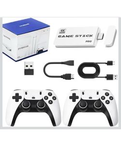 SJGAM M15 Plus Retro Video Game Console 4K HDMI Gaming Wireless 2 Controllers