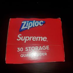 Supreme Ziploc Storage Bags