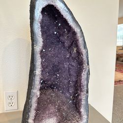 Purple ametyst geode crystal cathedral 22” 68lb