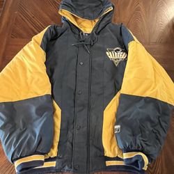 90s San Diego Chargers Logo 7 Puffy Jacket Large