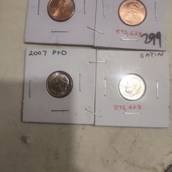 2007 P And D Pennies And Dimes
