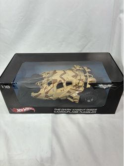 Hot Wheels Heritage 1:18 Dark Knight Rises Camo Tumbler Diecast Mattel NEW